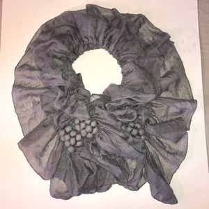 Decorative Gray Scarf